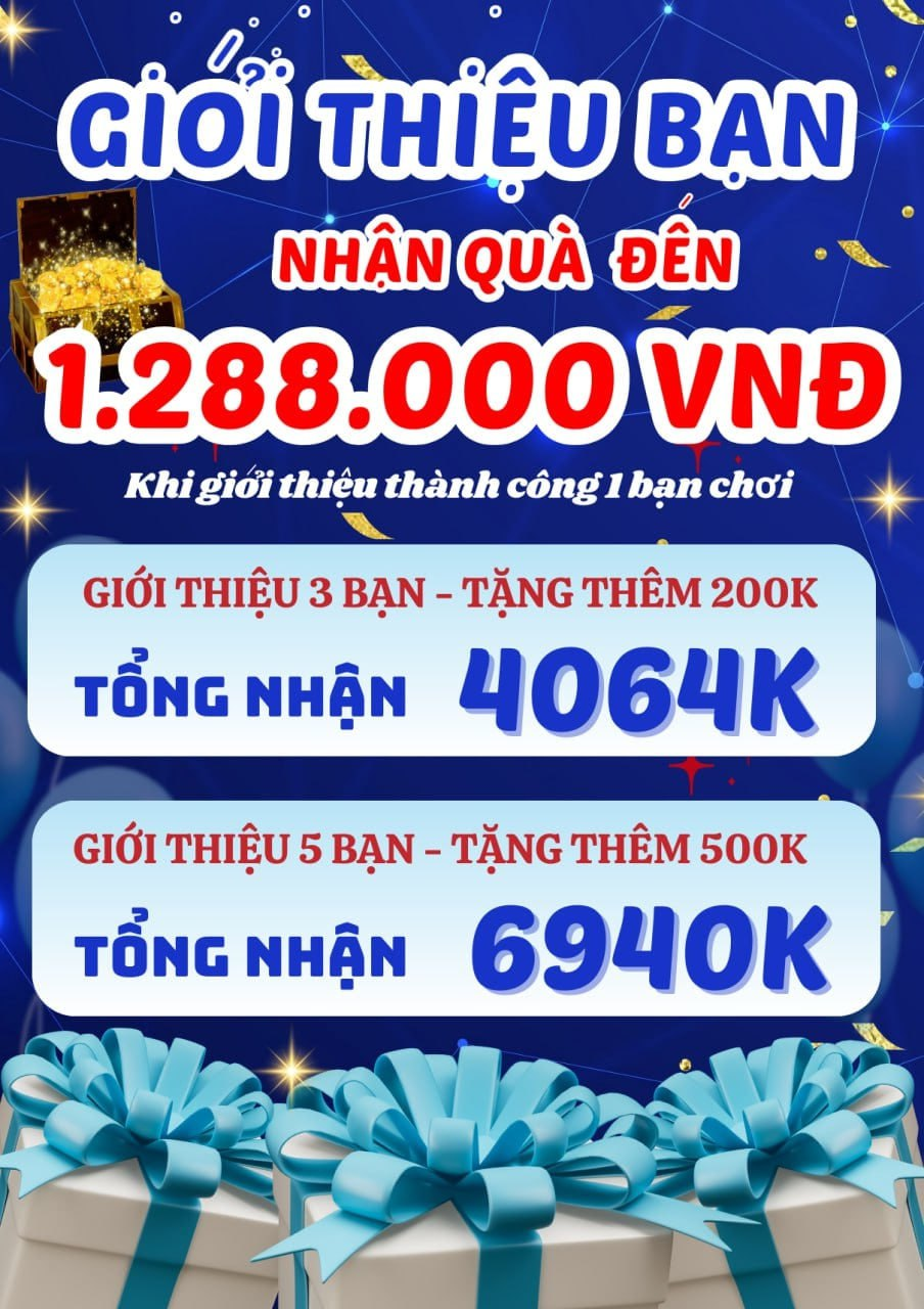GIỚI THIỆU BẠN BÈ- QUÀ TRAO TAY 1 TRIỆU 288